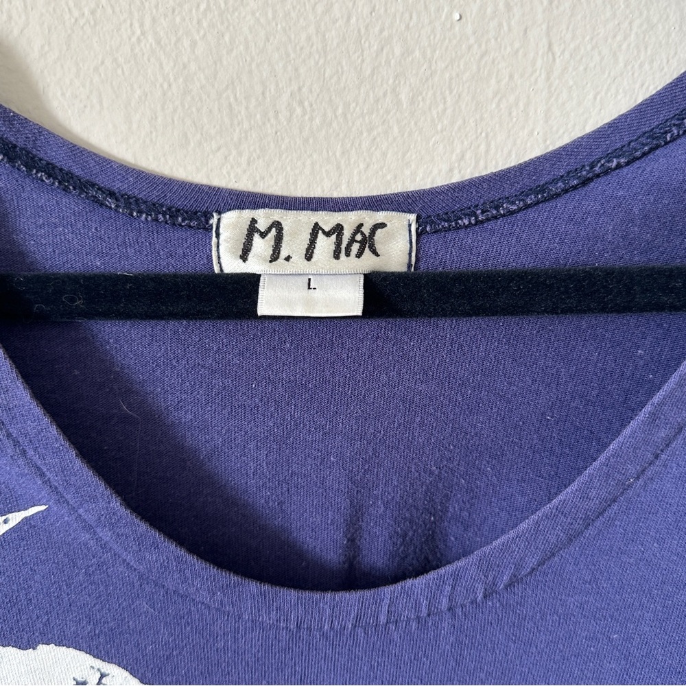 M.Mac Asian Inspired Crane Dress, Size Large - Picture 3 of 3